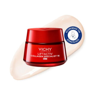 Vichy Crema de Día Antiarrugas, Tratamiento Diario Contra la Pérdida de Colágeno, Con Tres Veces Más Péptidos Pro-Colágeno, Liftactiv Specialist, 50 ml