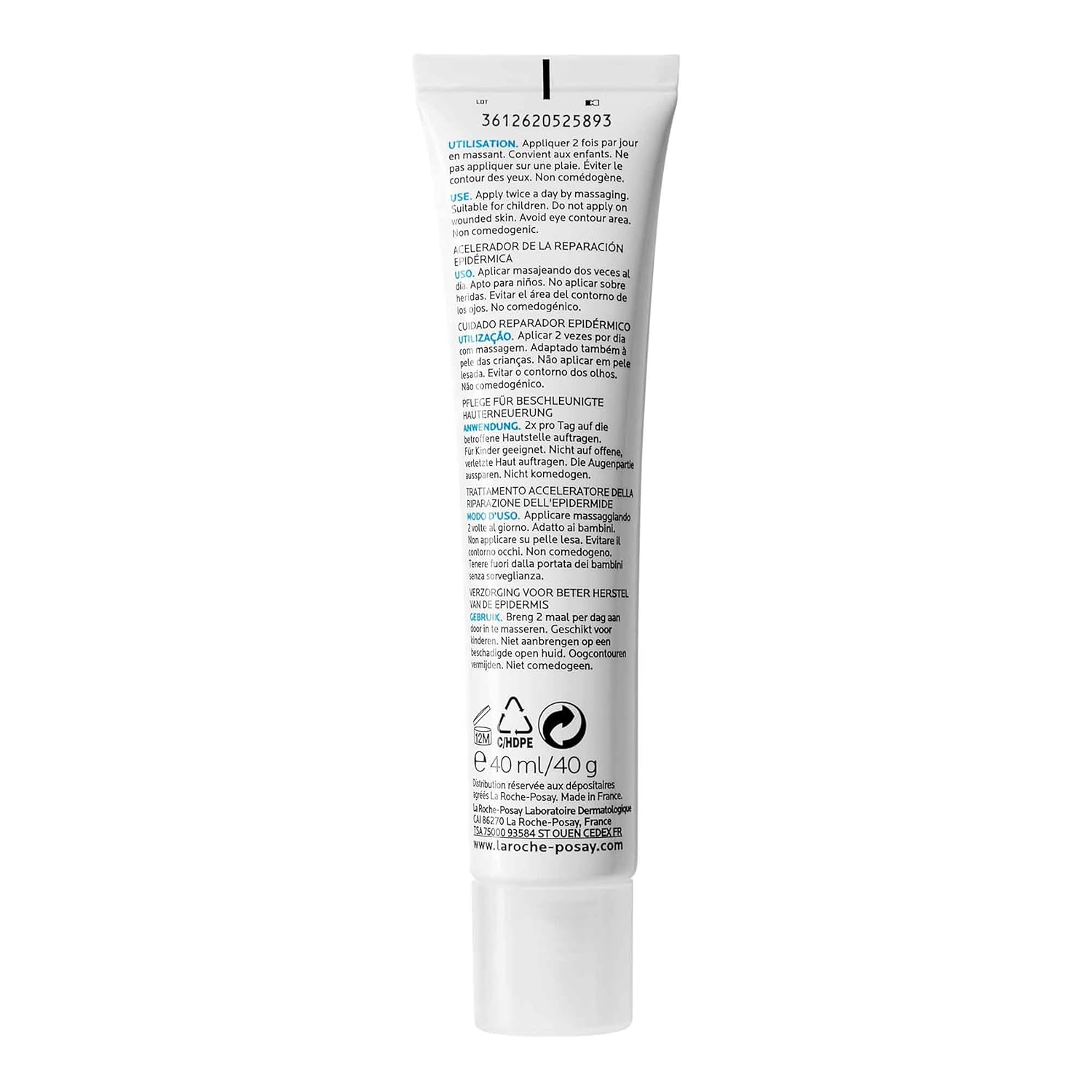La Roche Posay Gel, Crema Cicatrizante, Multireparador, Favorece la Recuperación de la Piel, Propiedades Calmantes, Reconfortantes y Anti-picor, Fórmula de Triple Acción, Cicaplast B5, 40ml - Imagen 7