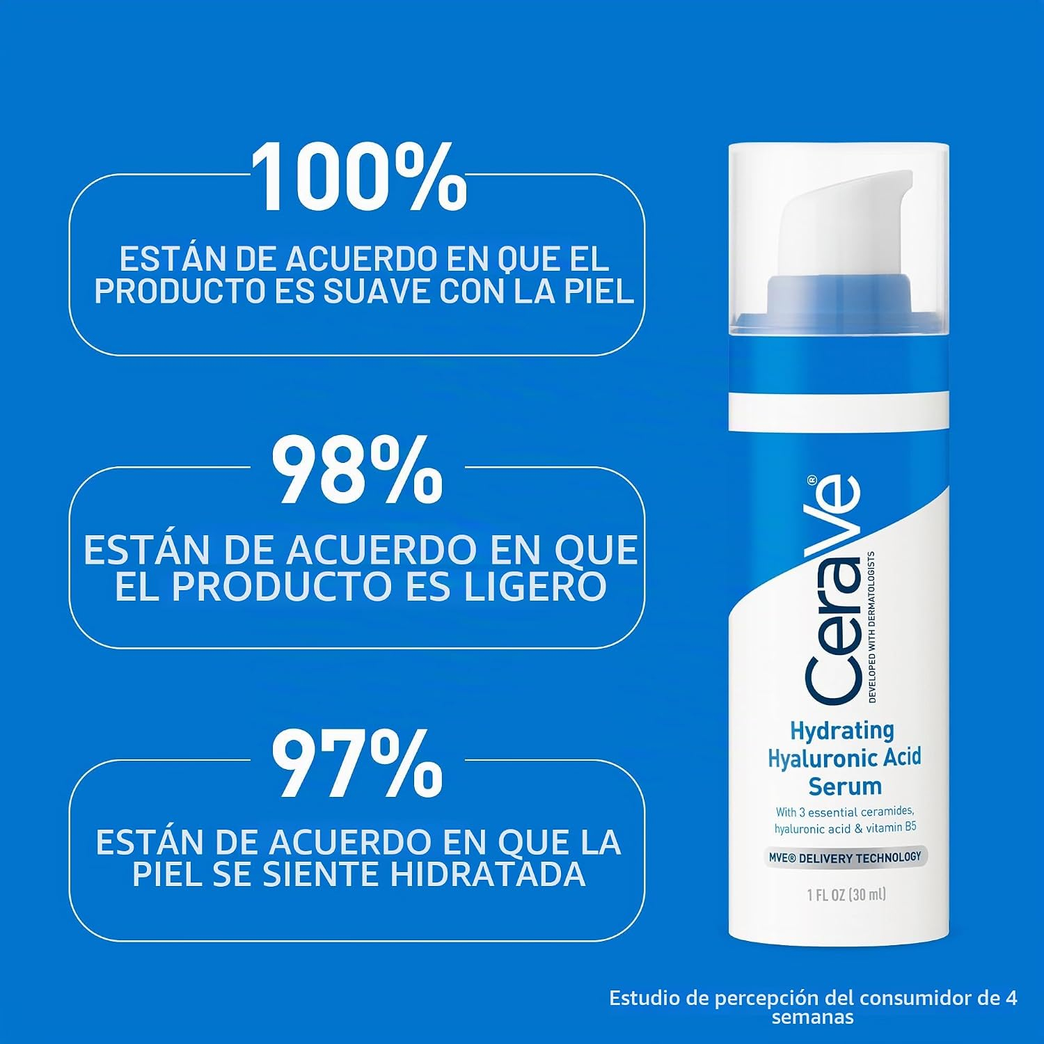 CeraVe Suero hidratante de ácido hialurónico - Imagen 6