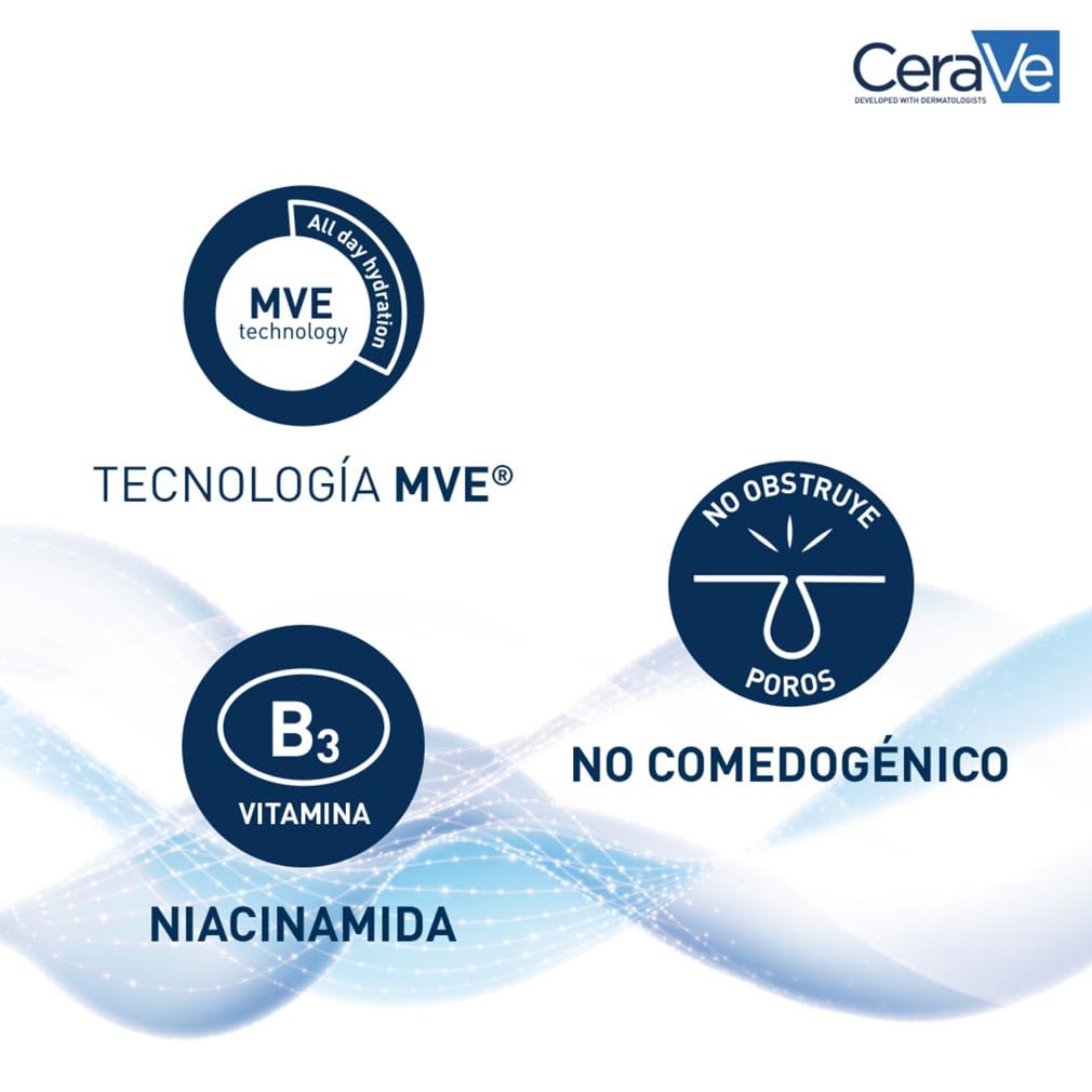 CeraVe, Loción Hidratante de Rostro SPF 50, Para Piel Normal a Seca, Hidratación y Alta Protección Contra los Rayos UVB/UVA, Enriquecida con Ceramidas, 52ml - Imagen 5