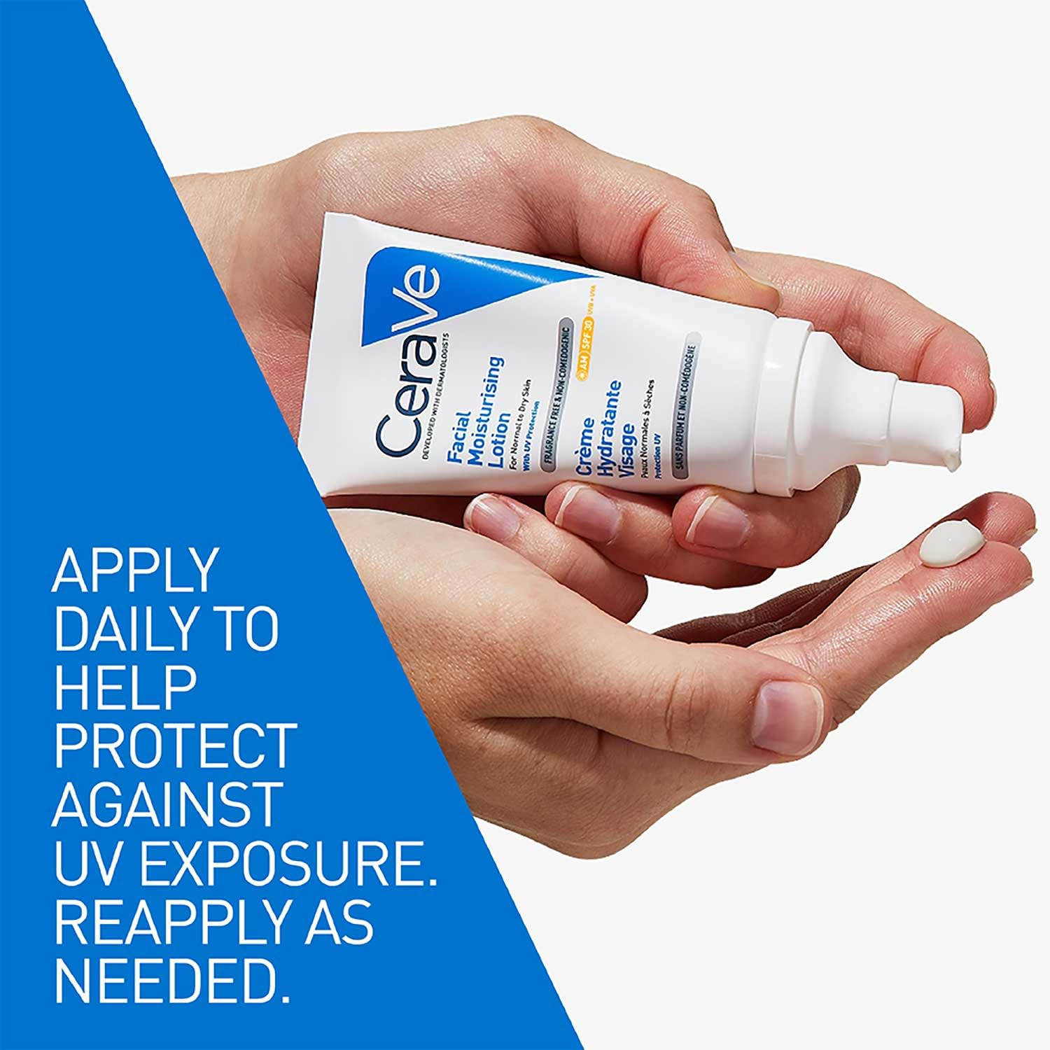 CeraVe, Loción Hidratante de Rostro SPF 50, Para Piel Normal a Seca, Hidratación y Alta Protección Contra los Rayos UVB/UVA, Enriquecida con Ceramidas, 52ml - Imagen 24