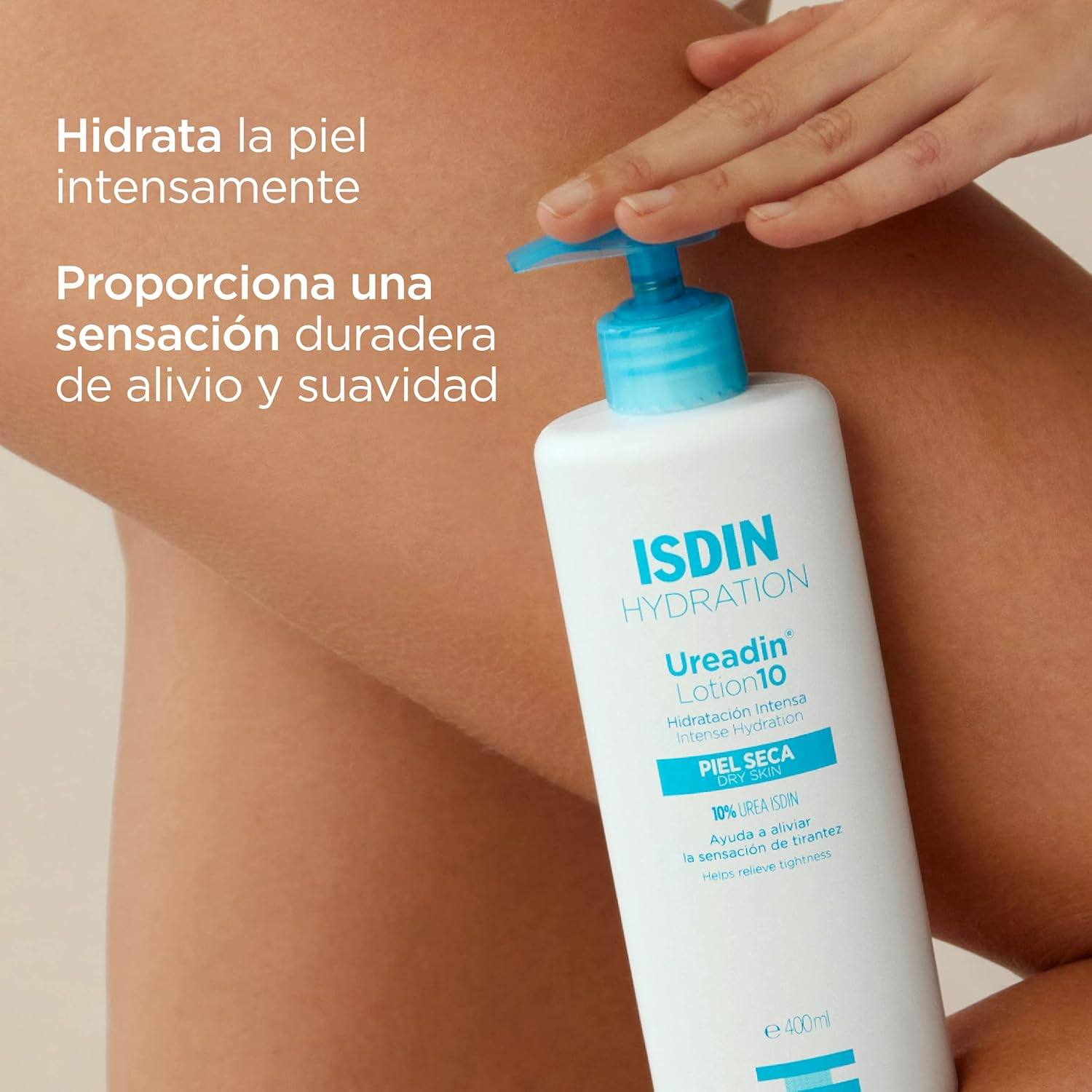 ISDIN UreadinLotion10, Loción Hidratante Para Piel Seca Que Ayuda A Aliviar La Sensación De Tirantez, Formulada Con Un 10% De Urea ISDIN®, Testado Dermatológicamente - 1000 ml - Imagen 3