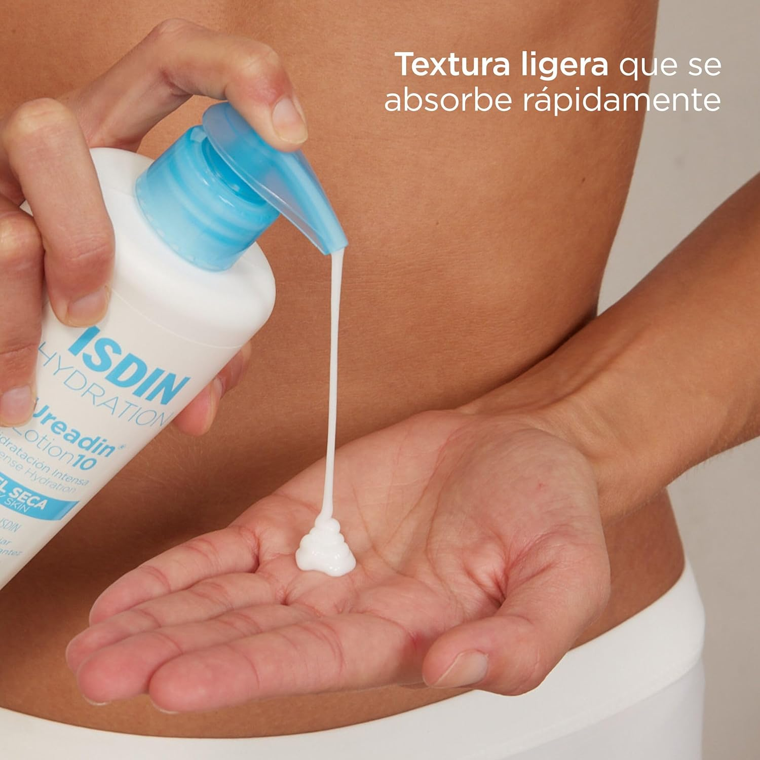 ISDIN UreadinLotion10, Loción Hidratante Para Piel Seca Que Ayuda A Aliviar La Sensación De Tirantez, Formulada Con Un 10% De Urea ISDIN®, Testado Dermatológicamente - 200 ml - Imagen 2