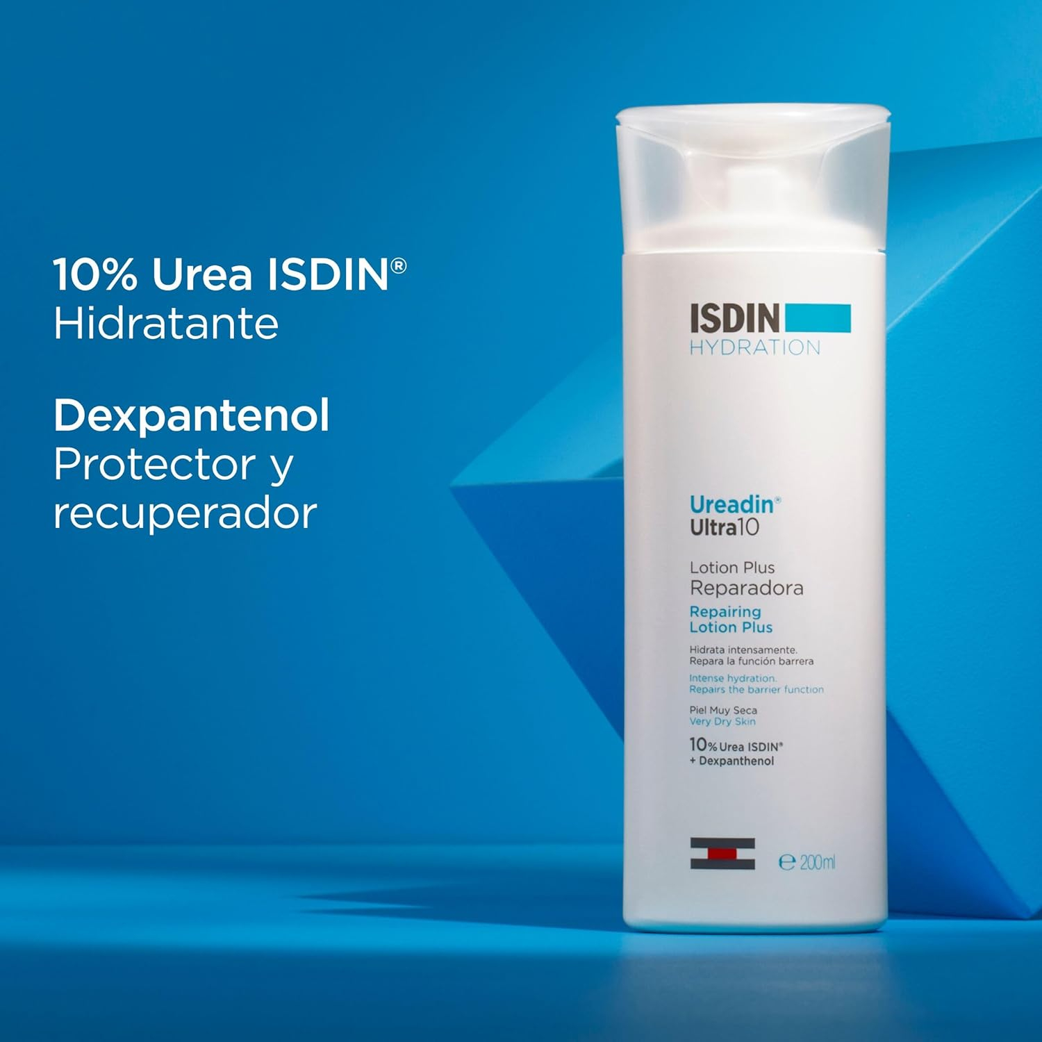 ISDIN UreadinUltra10 Loción Plus Reparadora Para Piel Muy Seca Y Descamativa Que Hidrata Intensamente Y Reduce La Descamación Con Urea ISDINY Dexpantenol, Testada Dermatológicamente - 200 ml - Imagen 6