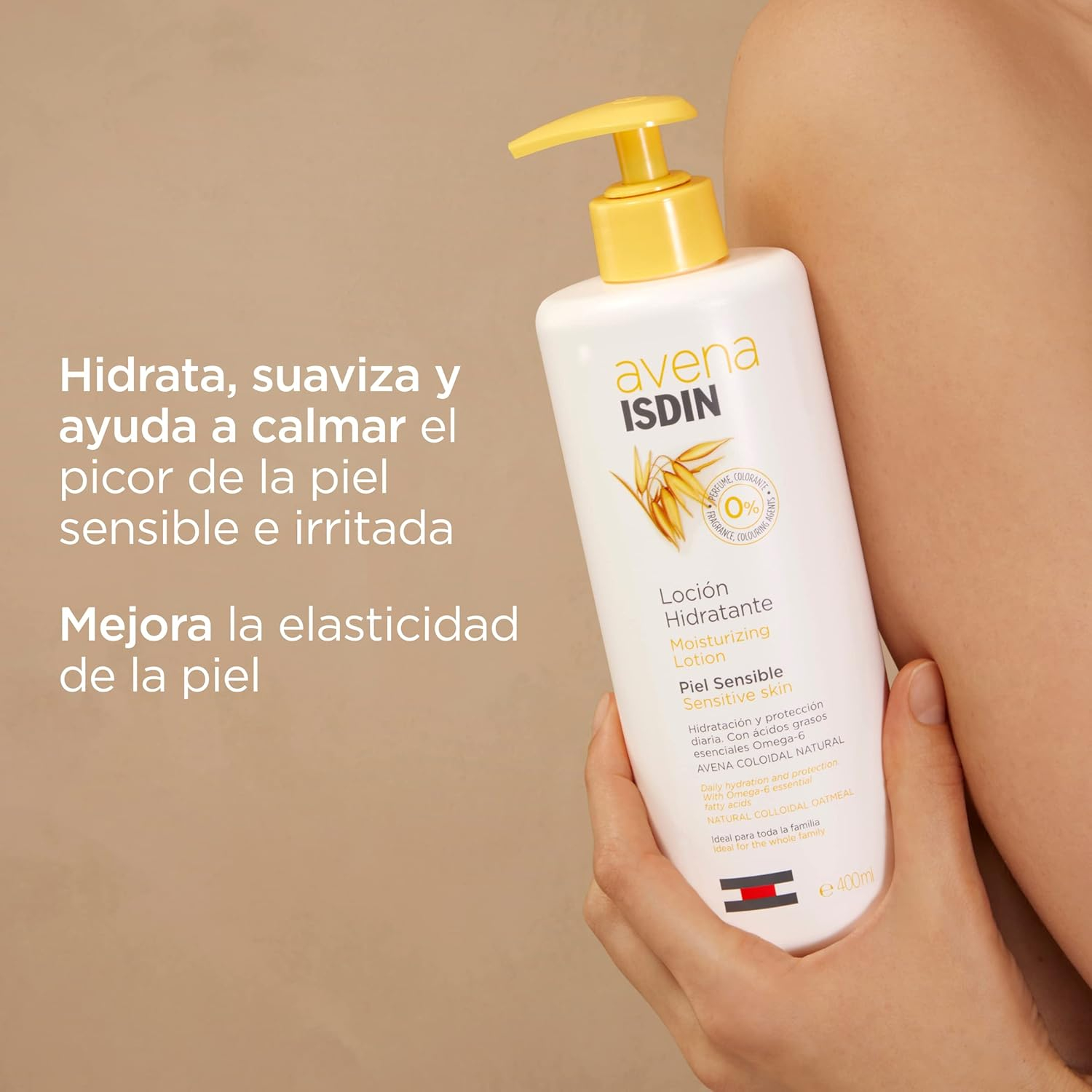Isdin Avena Loción Hidratante (Piel Sensible) - 400 ml - Imagen 3