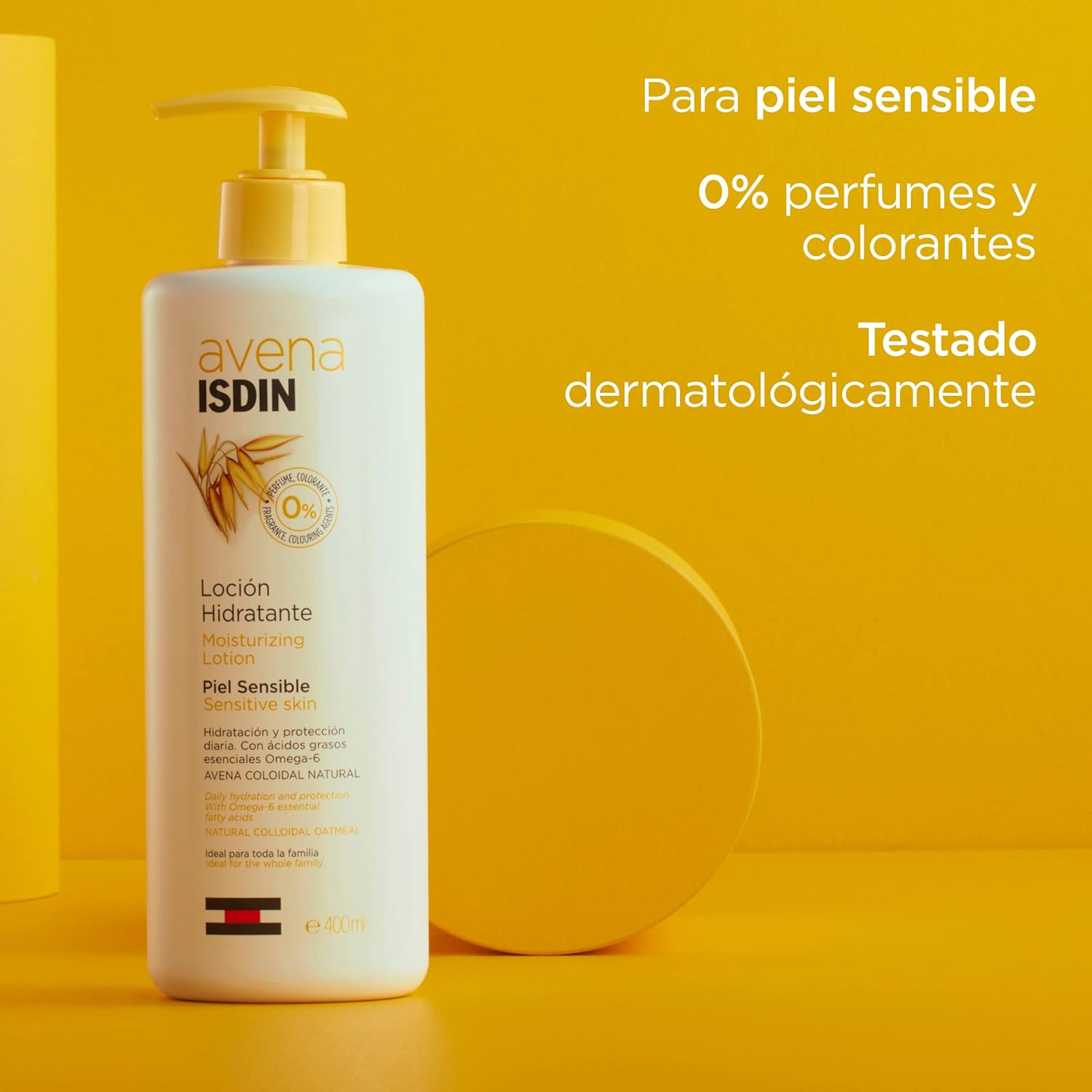 Isdin Avena Loción Hidratante (Piel Sensible) - 400 ml - Imagen 4