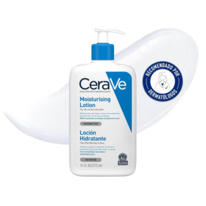CeraVe Loción Hidratante, Piel Seca a muy Seca, Hidrata y Restaura la Barrera Protectora de la Piel, Enriquecida Con Ceramidas Esenciales y Ácido Hialurónico, Fórmula Ligera, Apta para Rostro y Cuerpo