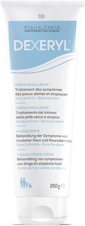 DEXERYL Pflegecreme bei trockener Haut oder Neurodermitis, 250 g Crema