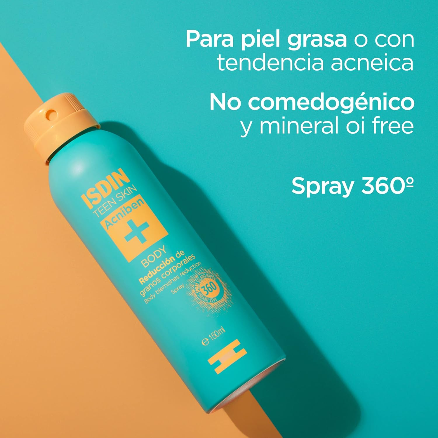 ISDIN Spray Corporal Granos Acniben Body, Sin fragancia, Blanco - Imagen 4