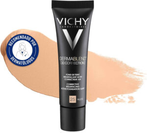 Vichy Base De Maquillaje Fluida Alisadora y Correctora Tono: 25 Nude, 30 ml