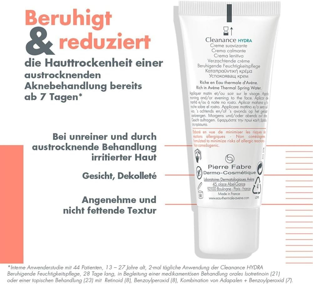 Avene Cleanance Hydra Cream 40 Ml 1 Unidad - Imagen 3