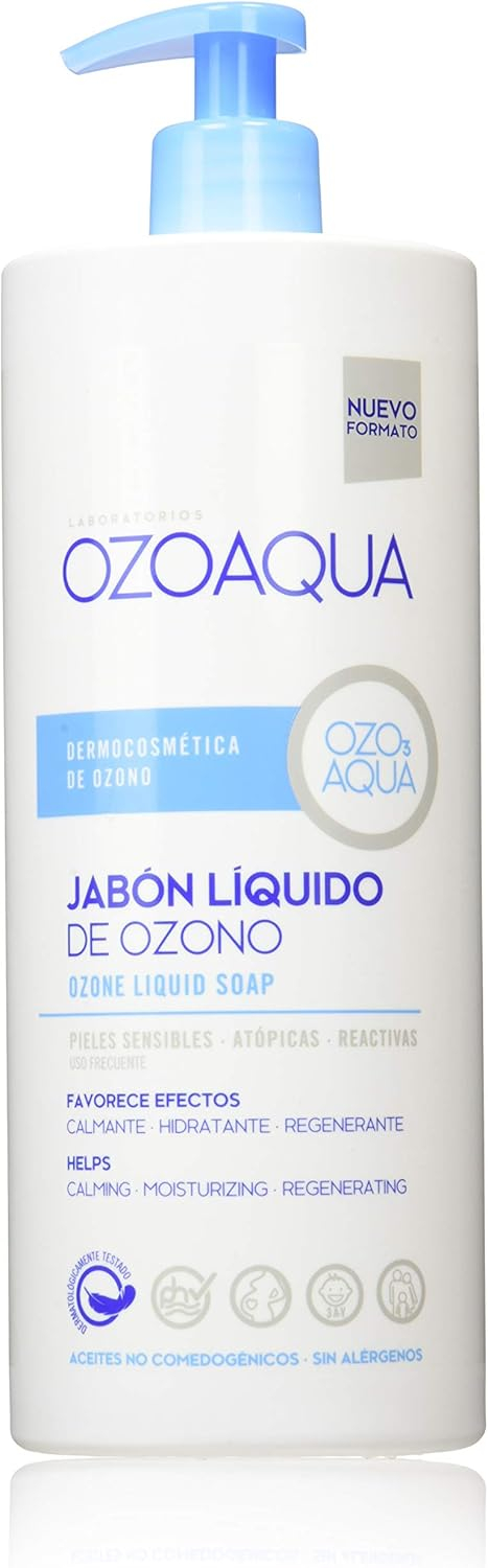 Ozoaqua Jabón Liquido De Ozono, 1000Ml, Pack de 1