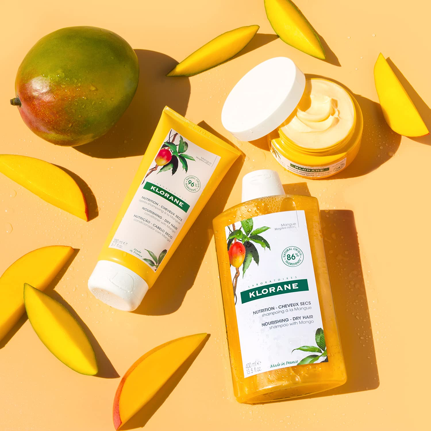 KLORANE Champú a la Manteca de Mango Nutritivo 400 ml - Imagen 14