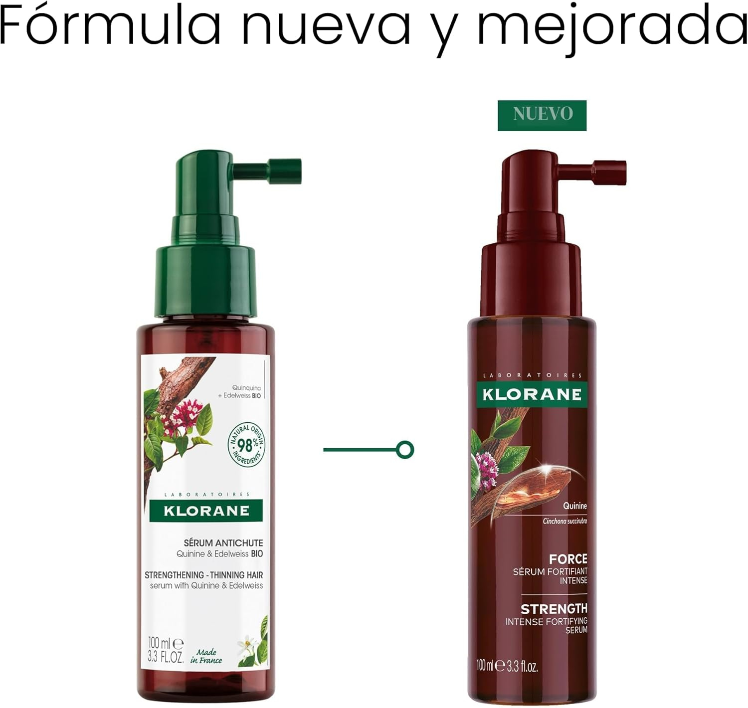 Klorane Suero Anticaída con Quinina y Edelweiss para Pérdida de Cabello 100ML - Imagen 6